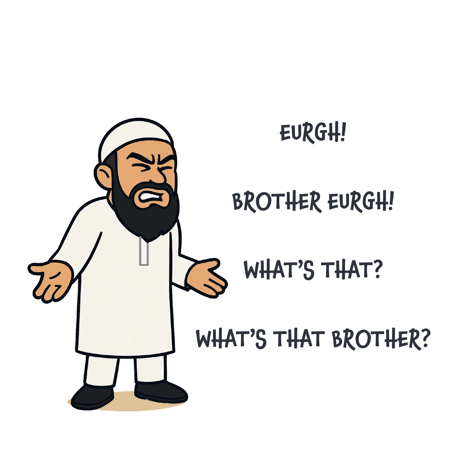 Ew Brother Meme Humour Card