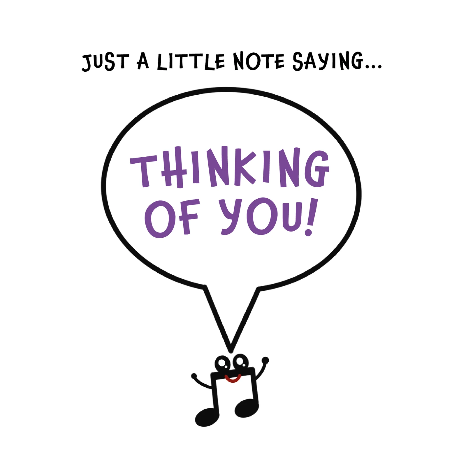 Thinking of You - Little Note Design